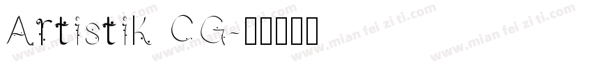 Artistik CG字体转换